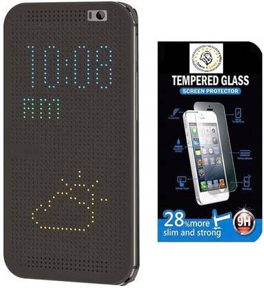Lowe Dot View Cover for Samsung Galaxy A3 (DVCMBO-0988) (DVCMBO-0988) Accessory Combo