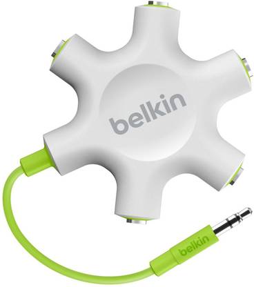 BELKIN Headphone Splitter Accessory Combo for Apple iPhone, Samsung smartphones, Nokia smartphones, Blackberry smartphones, Motorola smartphones, HTC smartphones and mp3 player