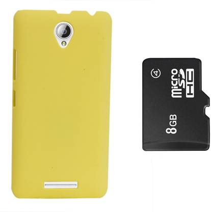 Koloredge Back Cover, 8GB Memory Card For Lenovo A5000 Accessory Combo