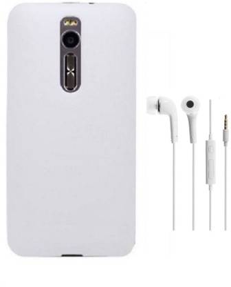 RDcase RDcase Back Cover + Hands Free for Asus Zenfone 2 ZE551ML - White Accessory Combo