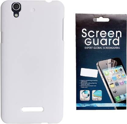 RDcase RDcase Back Cover + Screen Guard for Micromax Yu Yureka Plus::Micromax Yu Yureka AO5510 - white Accessory Combo