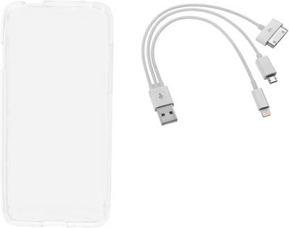 Captcha Sony Xperia Z3 Set of – 3 in 1 Cable for Iphone And Android Devices + Back Case Accessory Combo