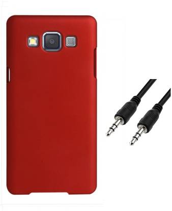 Coverage Coverage Back Cover + Aux Cable For Samsung Galaxy Ace NXT SM-G313H - Silver Accessory Combo
