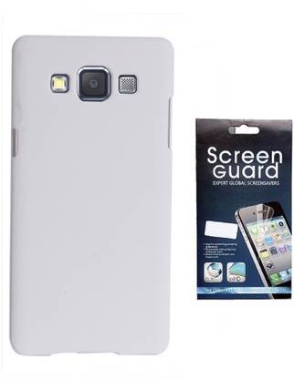 Coverage Coverage Back Cover + Screen Protector For Samsung Galaxy J7 - Orange Accessory Combo