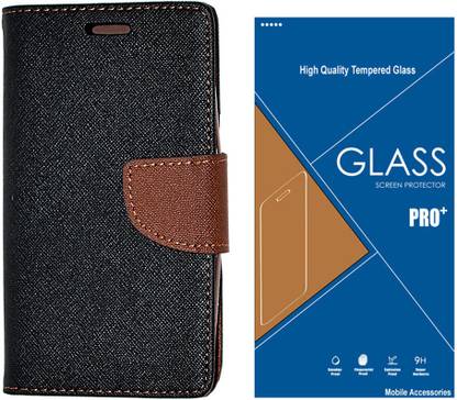 G4U Premium Flip Cover for Sony Xperia C3 (Murc-Bb-4123 ) Accessory Combo