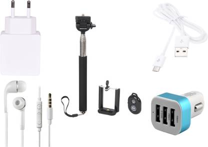 ROBMOB Selfie Stick Accessory Combo for Lenovo 7000