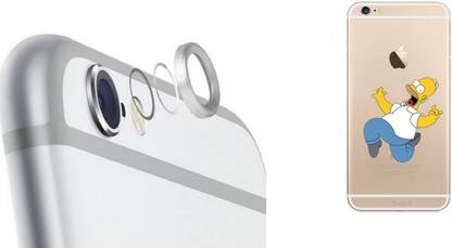 TUZECH Apple iPhone 6 Simpsons Case with Lens Protector Accessory Combo