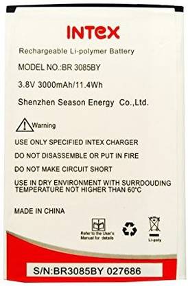 Intex Mobile Battery For  Aqua Trend