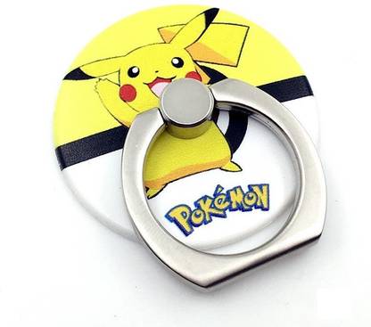 OUTRE Pokemon Pikachu Universal 360 Degree New Finger Ring Foldable Hook Stand Mobile Holder