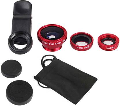 SJ SJl 3 in 1 Glass made Crystal Clear Sharp Picture Capture Mobile Phone Lens for HTC BUTTERFLY PHONES Mobile Phone Lens