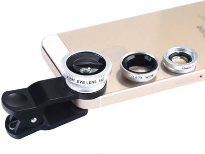 KKRINTERNATIONAL Universal 3 in 1 Mobile Lens For Micromax Canvas Spark Q380 Mobile Phone Lens