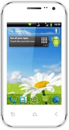Videocon A15 (White Chrome, 512 MB)