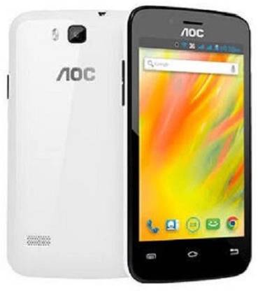 AOC E40 3G 4"Display WiFi/GPS/ Android 4.4 KitKat 4GB (White, 512 MB)