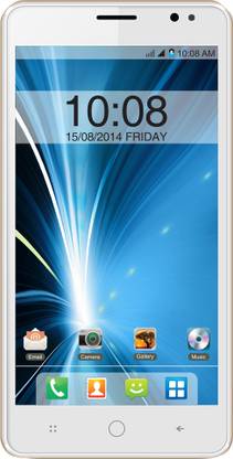 Intex Aqua Star 5.0 (White & Champagne, 8 GB)