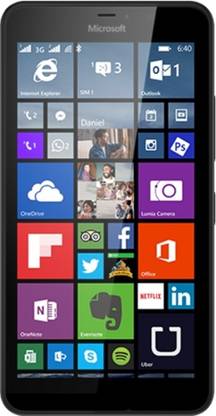 MICROSOFT Lumia 640 XL (Black, 8 GB)