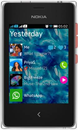 Nokia Asha 502 (Bright Red, 64 MB)