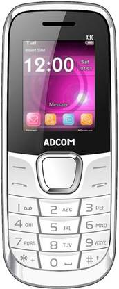ADCOM X10 (Guru) Dual Sim Mobile- White