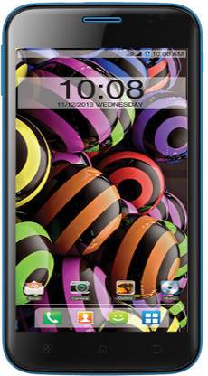 Intex Aqua Curve (Blue, 4 GB)