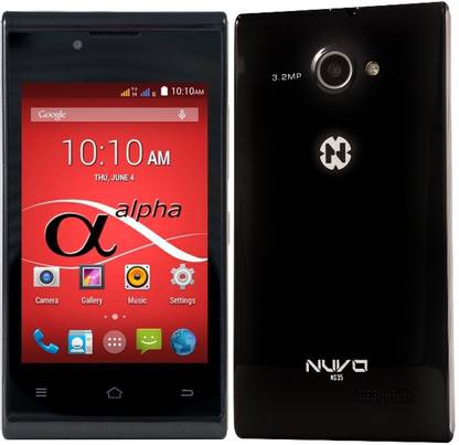 Nuvo Alpha NS35 4GB (Black, 4 GB)