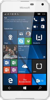 MICROSOFT Lumia 650 (White Light Silver, 16 GB)