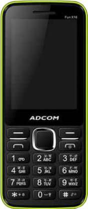 ADCOM X16 (Fun) Dual Sim Mobile-Black & Green