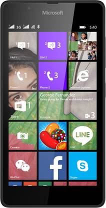 MICROSOFT Lumia 540 (Black, 8 GB)