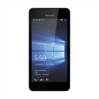 MICROSOFT Lumia 550 (Black, 8 GB)