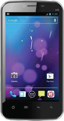 KARBONN A18 (Black & Silver, 4 GB)