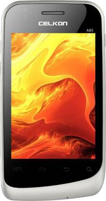 Celkon A85 (White Black, 512 MB)