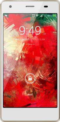 Intex Cloud Flash (White & Champagne, 16 GB)
