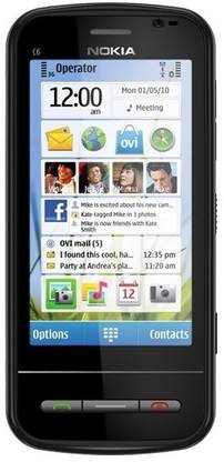 Nokia C6 (Black, 200 MB)