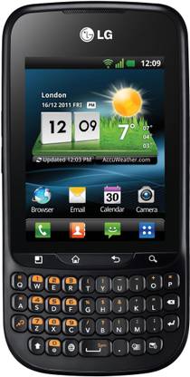 LG Optimus Pro C660 (Black, 150 MB)