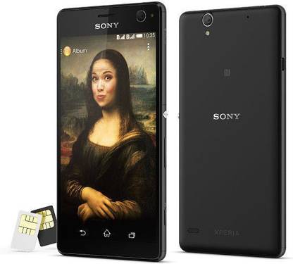 SONY C4 (Black, 16 GB)