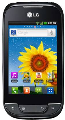 LG Optimus NET P690 (Black, 150 MB)