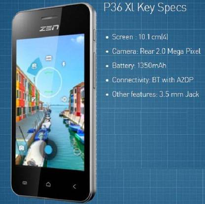 Zen Touch Phone (white/black, 512 MB)