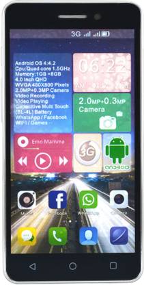 Camerii CM50Maroon-Ginger Android (Maroon, 256 MB)