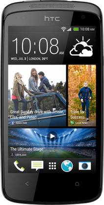 HTC Desire 500 Dual Sim (Glossy Black, 4 GB)