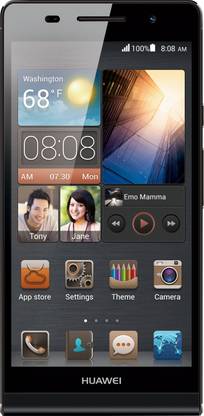 Huawei Ascend P6 (Black, 8 GB)