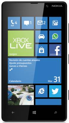 Nokia Lumia 820 (White, 8 GB)
