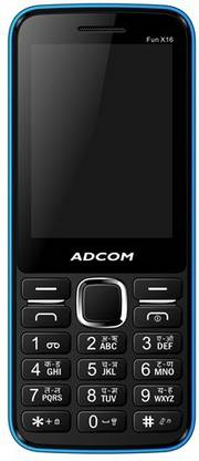 ADCOM X16 (Fun) Dual Sim Mobile-Black & Blue