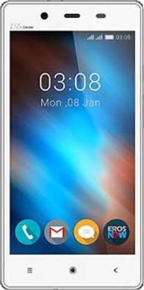 Videocon VIDEOCON INFINIUM Z55 DELITE with 16GB Memory Card (White/Silver, 8 GB)