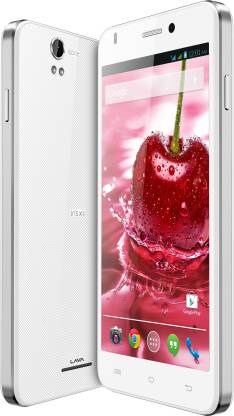 LAVA Iris X1 Grand With Flip Cover (White and Silver, 8 GB)