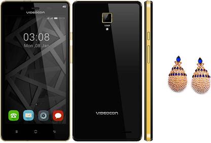 Videocon Z55 Krypton (Black and Gold, 16 GB)