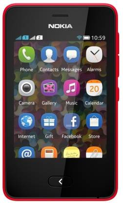 Nokia Asha 501 (Bright Red, 128 MB)