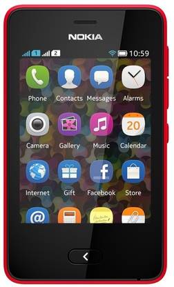 Nokia Asha 501 (Bright Red, 128 MB)