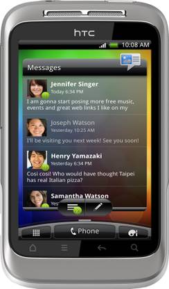 HTC Wildfire S (White Silver, 512 MB)