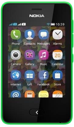 Nokia Asha 501 (Bright Green, 64 MB)