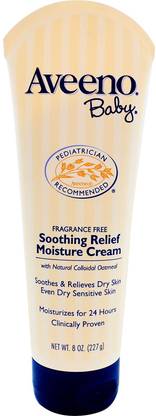 Aveeno Baby Soothing Relief Moisture Cream Fragrance Free