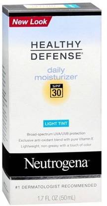NEUTROGENA Healthy Defense Daily Moisturizer SPF 30, Light Tint (50 g)