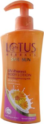LOTUS Safe Sun Body Lotion Calendula Extracts
